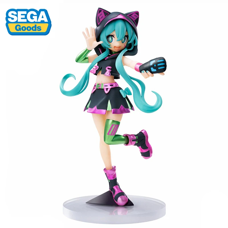 Фигурки героев аниме SEGA Luminasta Hatsune Miku Vocaloid, оригинальные цветные сценические фигурки из ПВХ, игрушки-модели, 18 см
Фигурки героев аниме SEGA Luminasta Hatsune Miku Vocaloid, оригинальные цветные сценические фигурки из ПВХ, игрушки-модели, 18 см