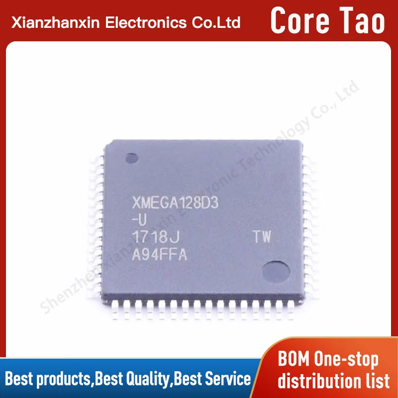 

1PCS/LOT ATXMEGA128D3-AU XMEGA128D3 TQFP-64 Single-chip microcomputer