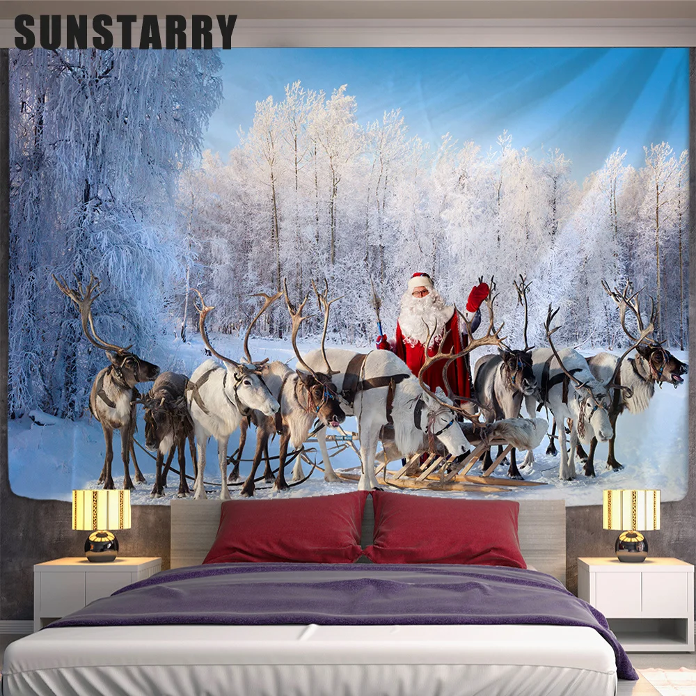 Christmas God Deer Home Decoration Tapestry Background Cloth Hippie Psychedelic Scene Bohemian Wall Hanging Room Decoration
Christmas God Deer Home Decoration Tapestry Background Cloth Hippie Psychedelic Scene Bohemian Wall Hanging Room Decoration