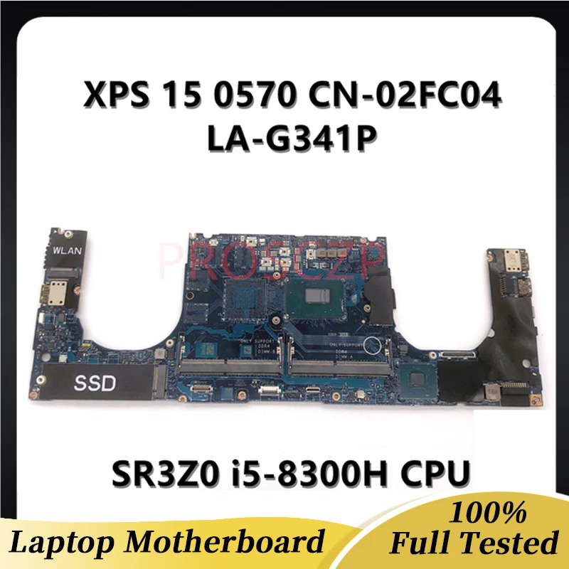 CN-02FC04 02FC04 2FC04 Mainboard For DELL XPS 15 9570 5530 M5530 Laptop Motherboard With SR3Z0 i5-8300H CPU LA-G341P 100%Working
CN-02FC04 02FC04 2FC04 Mainboard For DELL XPS 15 9570 5530 M5530 Laptop Motherboard With SR3Z0 i5-8300H CPU LA-G341P 100%Working