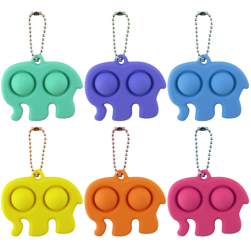 Elephant Pendant Push Bubble Fidget Relief Silicone Toys Decompression Soft Smoothing Toys for Children Birthday Party Presents
Elephant Pendant Push Bubble Fidget Relief Silicone Toys Decompression Soft Smoothing Toys for Children Birthday Party Presents