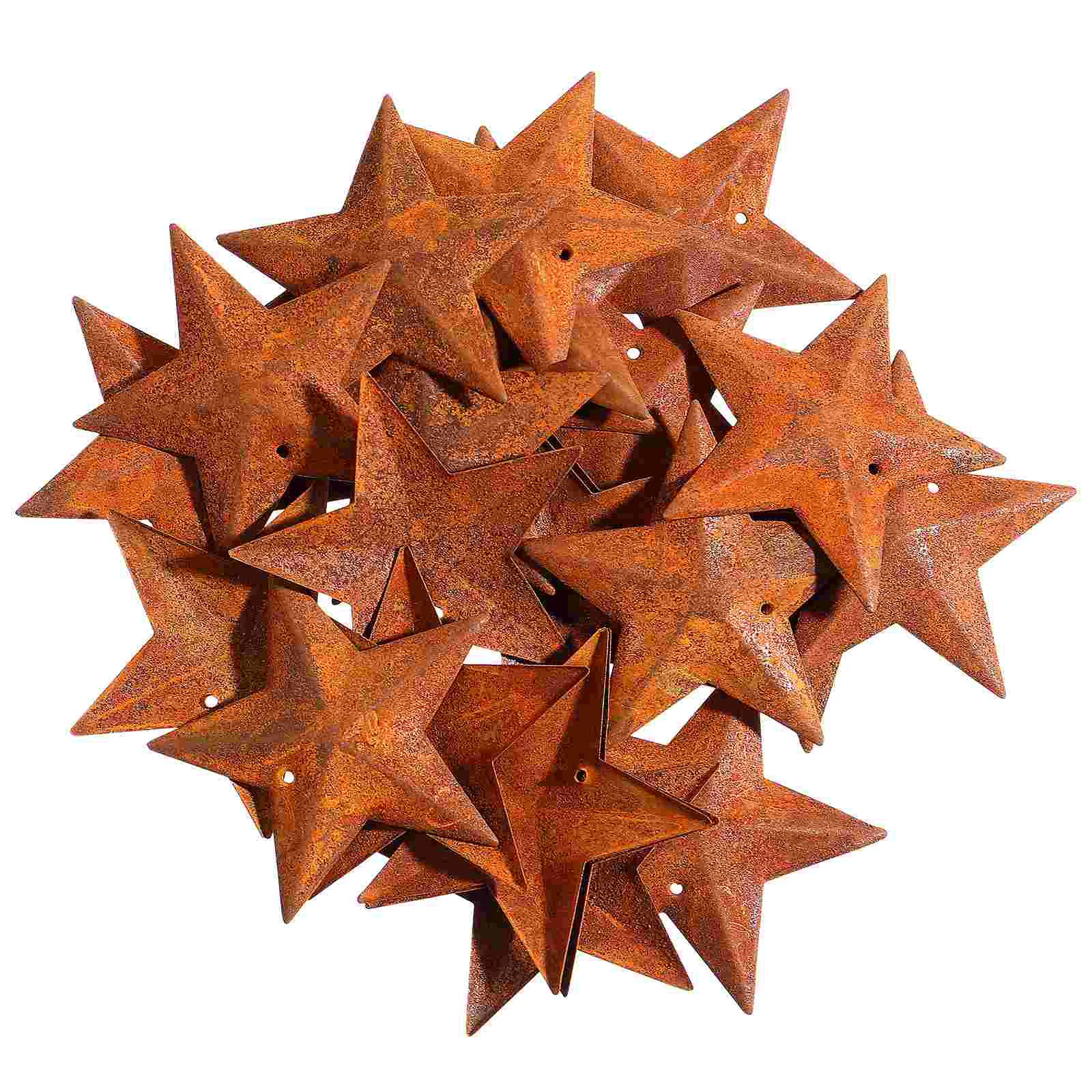 

Рождественские Подвески в виде звезд, украшения для дома, пятиконечные украшения, подвесные ржавые звезды, пентаграмма, ремесло