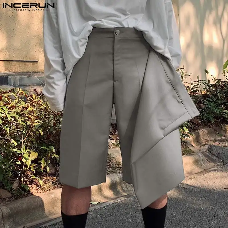 2023 Fashion Men Shorts Solid Button Loose Korean Style Male Irregular Shorts Summer Streetwear Casual Men Bottoms S-5XL INCERUN
2023 Fashion Men Shorts Solid Button Loose Korean Style Male Irregular Shorts Summer Streetwear Casual Men Bottoms S-5XL INCERUN