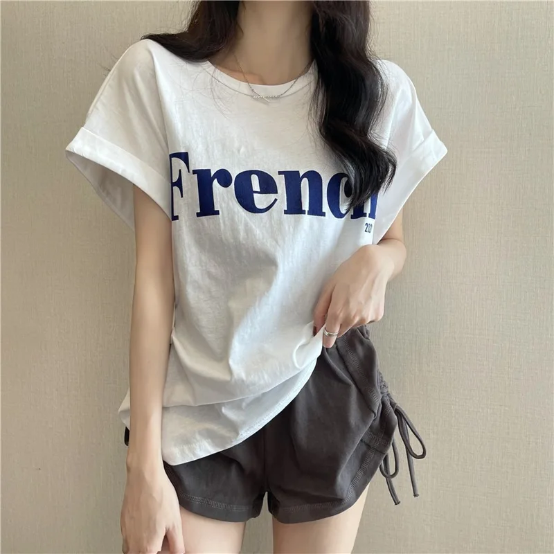 Slimming drop shoulder sweet cool short sleevetWomen's T-shirt2023New loose bottoming shirt summer student top women's clothing
Slimming drop shoulder sweet cool short sleevetWomen's T-shirt2023New loose bottoming shirt summer student top women's clothing