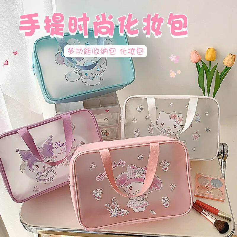 Sanrio Makeup Bag Cinnamorol Beach Tote Bag Portable Waterproof Handbag Women Travel Toiletry Storage Shoulder Bags Hello Kitty
Sanrio Makeup Bag Cinnamorol Beach Tote Bag Portable Waterproof Handbag Women Travel Toiletry Storage Shoulder Bags Hello Kitty