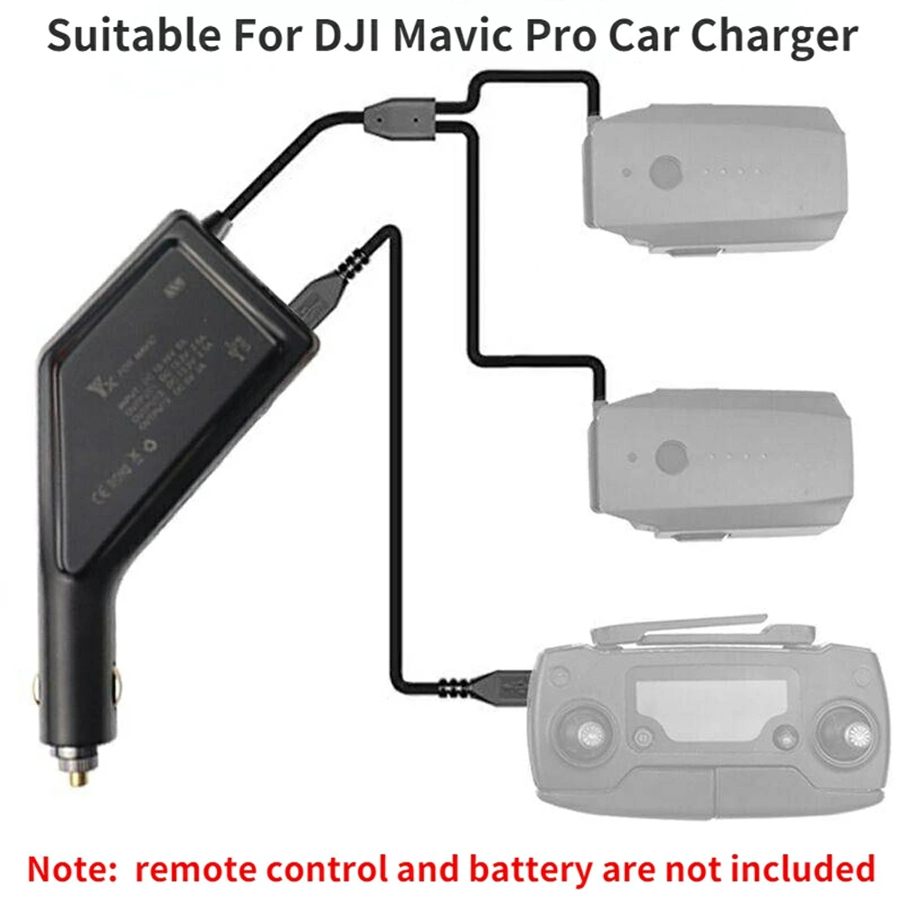 Suitable For DJI Mavic Pro Car Charger 3 Way Car Charger Battery Remote Control Charger
Suitable For DJI Mavic Pro Car Charger 3 Way Car Charger Battery Remote Control Charger