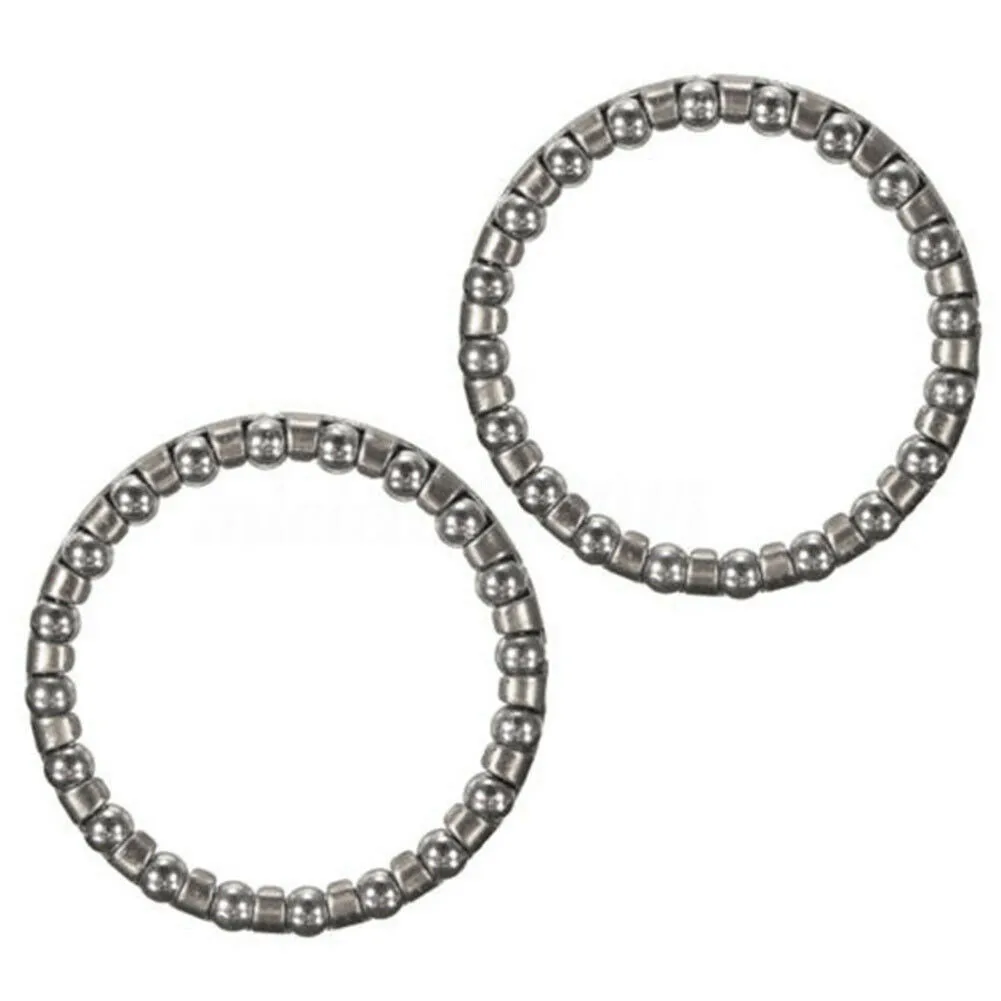 2 Pack Bicycle Bike 1 1/8 Inch Headphone Cage Ball Bearing Race Bike Bearings Suitable For 32mm Inner Diameter Head Parts.
2 Pack Bicycle Bike 1 1/8 Inch Headphone Cage Ball Bearing Race Bike Bearings Suitable For 32mm Inner Diameter Head Parts.