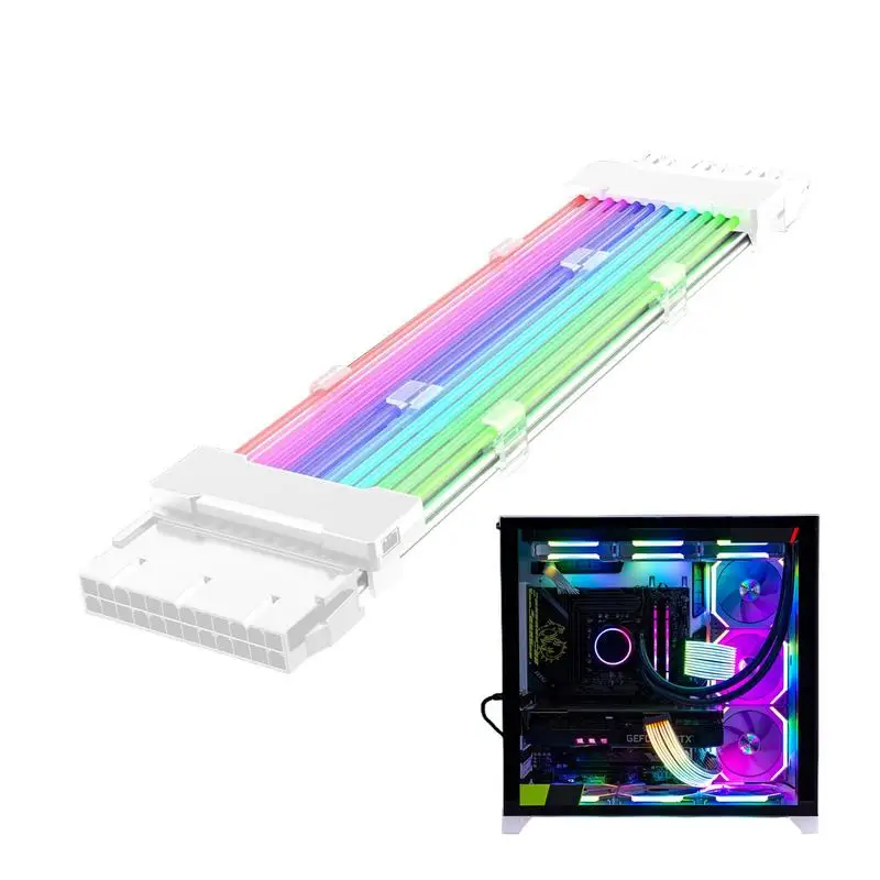 Удлинительный кабель ARGB, удлинитель с RGB-подсветкой, 24 контакта, в цветовом режиме, для игр, компьютеров
Удлинительный кабель ARGB, удлинитель с RGB-подсветкой, 24 контакта, в цветовом режиме, для игр, компьютеров