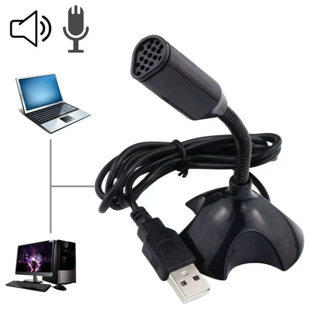 Desktop USB Microphone Computer Laptop Mini Microphone Flexible Tube Neck Adjustable PC Mic for Live Streaming
Desktop USB Microphone Computer Laptop Mini Microphone Flexible Tube Neck Adjustable PC Mic for Live Streaming
