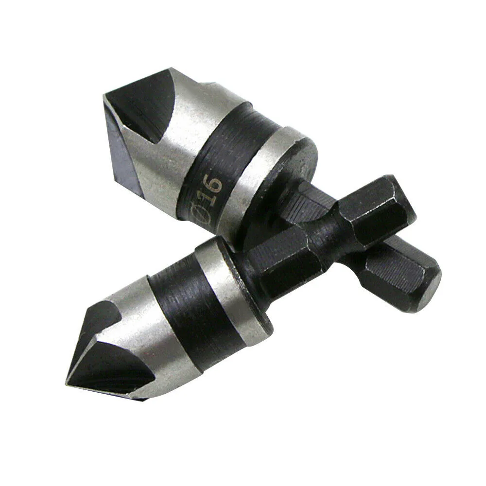 3pcs 5 Flute Countersink Drill Bit 12/16/19mm Carbon Steel Cutter For Woods Soft Metals Sinking 90 Degree Holes Chamfer
3pcs 5 Flute Countersink Drill Bit 12/16/19mm Carbon Steel Cutter For Woods Soft Metals Sinking 90 Degree Holes Chamfer