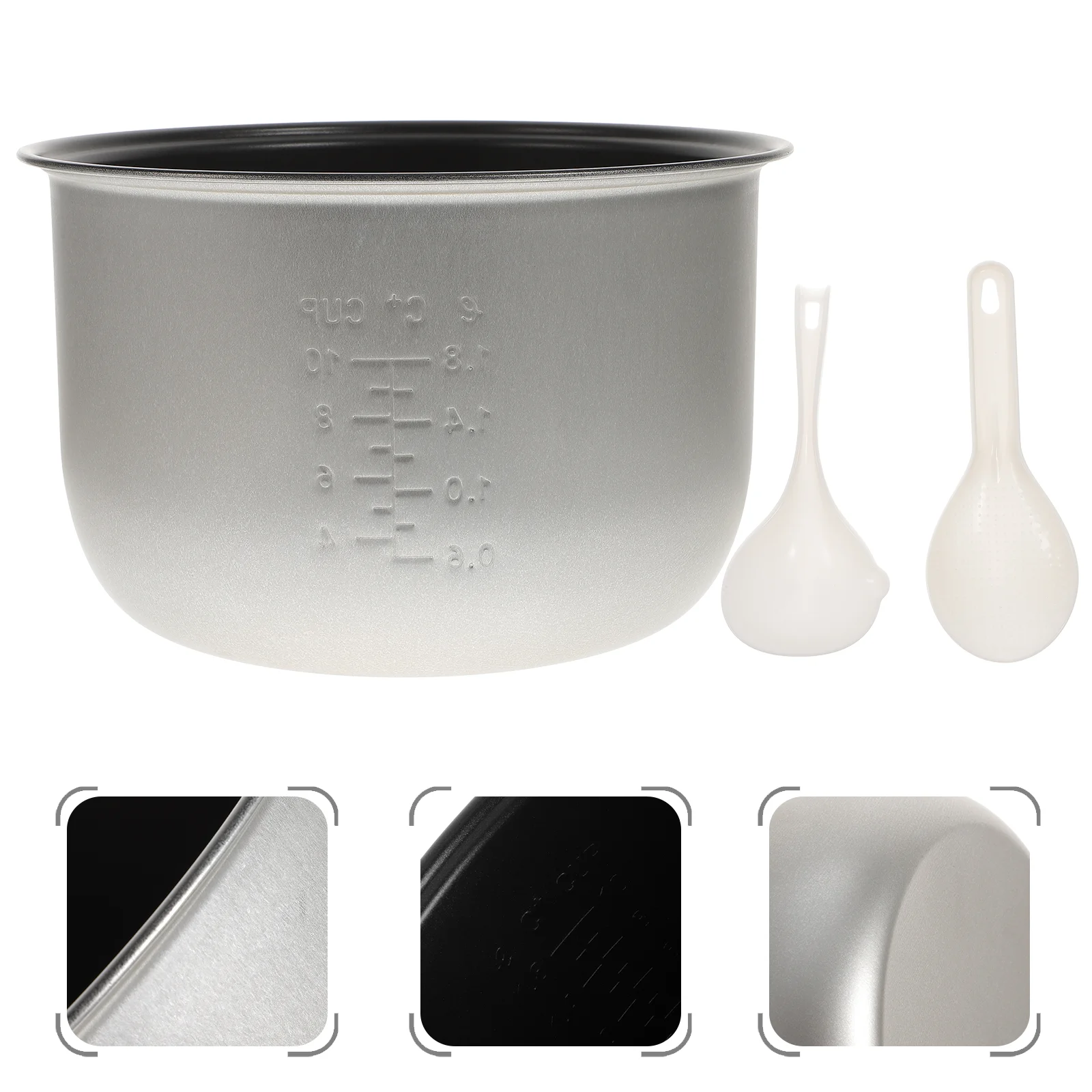 Electric Soup Pot Rice Cooker Inner Liner Griddle Grill Accessories Replacement Stainless Steel Container Cooking
Electric Soup Pot Rice Cooker Inner Liner Griddle Grill Accessories Replacement Stainless Steel Container Cooking