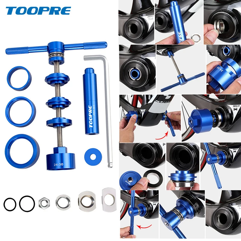Mountain Bicycle Bottom Bracket Hub Install Removal Tool Bottom Bracket Installation Disassemble For BB386/BB30/BB91/BB92/PF30
Mountain Bicycle Bottom Bracket Hub Install Removal Tool Bottom Bracket Installation Disassemble For BB386/BB30/BB91/BB92/PF30