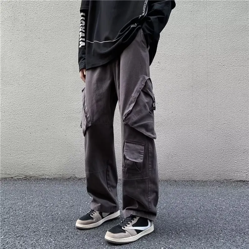 Wide Leg Baggy Cargo Pants 2023 Safari Style Sweatpants for Men Fashion Casual Multiple Pocket Design Trousers
Wide Leg Baggy Cargo Pants 2023 Safari Style Sweatpants for Men Fashion Casual Multiple Pocket Design Trousers