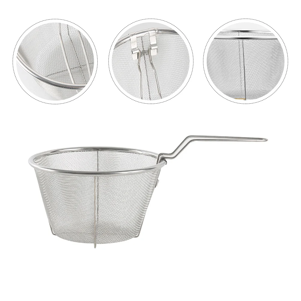 Basket Fry Chicken Basket Folding Handle Fry Basket Frying Mesh Container French Fries Basket for Replace Food Store Kitchen
Basket Fry Chicken Basket Folding Handle Fry Basket Frying Mesh Container French Fries Basket for Replace Food Store Kitchen
