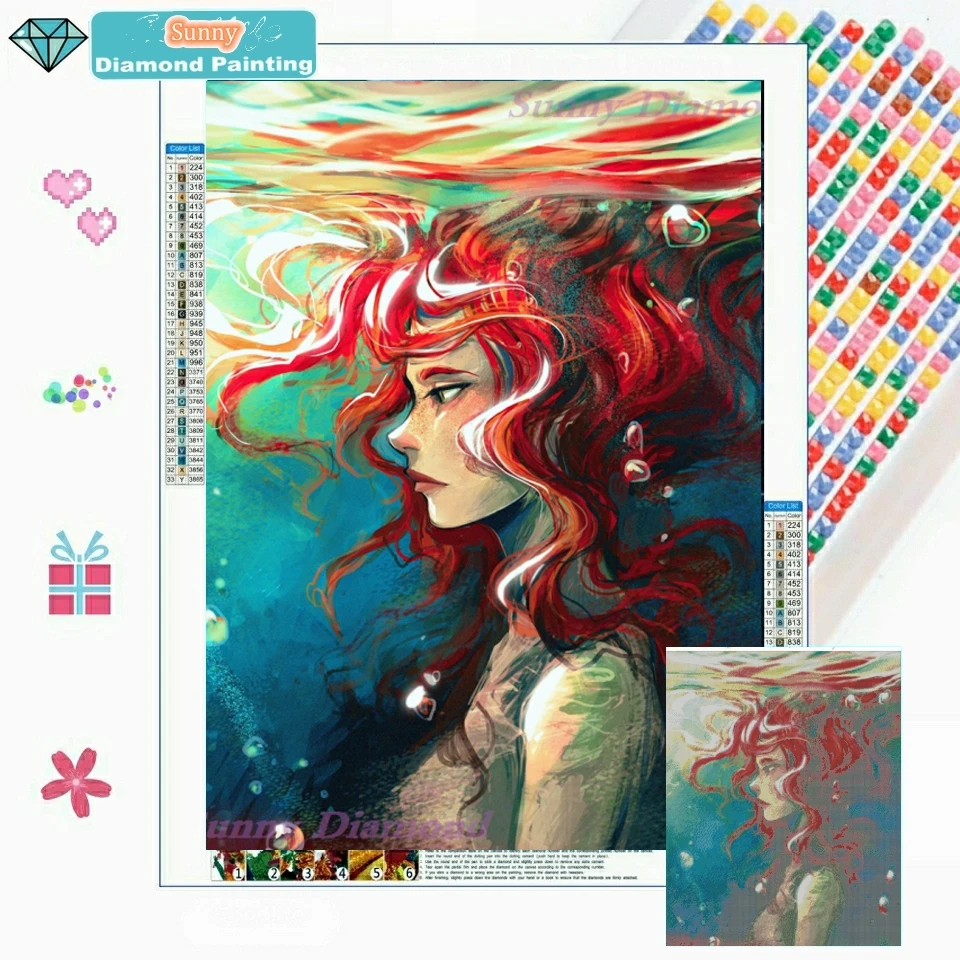 New Cartoon Girl Diamond Painting Gretel Lusky "Salt Water" 5D DIY Mosaic Full Drill Cross Stitch Kits Art Embroidery Home Decor
New Cartoon Girl Diamond Painting Gretel Lusky "Salt Water" 5D DIY Mosaic Full Drill Cross Stitch Kits Art Embroidery Home Decor