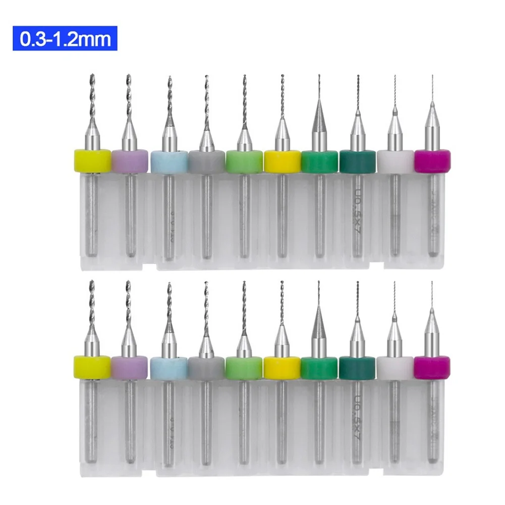20pcs 0.3-1.2mm PCB Drill Bit Tungsten Carbide Drill Bit For PCB Circuit Board Hole Drilling Cutter CNC Drill Bits Power Tools
20pcs 0.3-1.2mm PCB Drill Bit Tungsten Carbide Drill Bit For PCB Circuit Board Hole Drilling Cutter CNC Drill Bits Power Tools