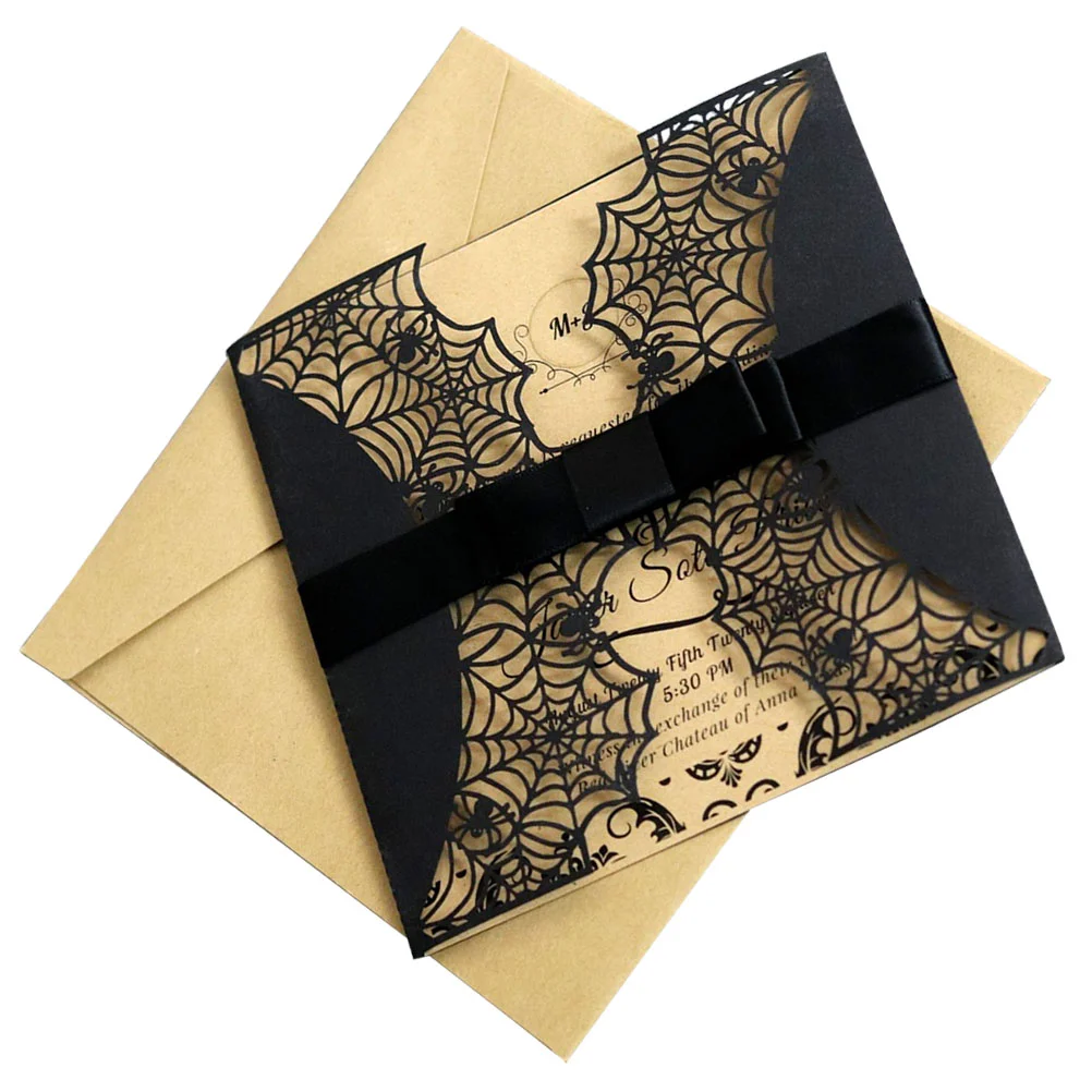 Invitationinvitations Party Bowknotcut Hallow Wedding Birthdayhorror Spiderweb Hollow Spider Shower Baby Greeting Invites Kits
Invitationinvitations Party Bowknotcut Hallow Wedding Birthdayhorror Spiderweb Hollow Spider Shower Baby Greeting Invites Kits