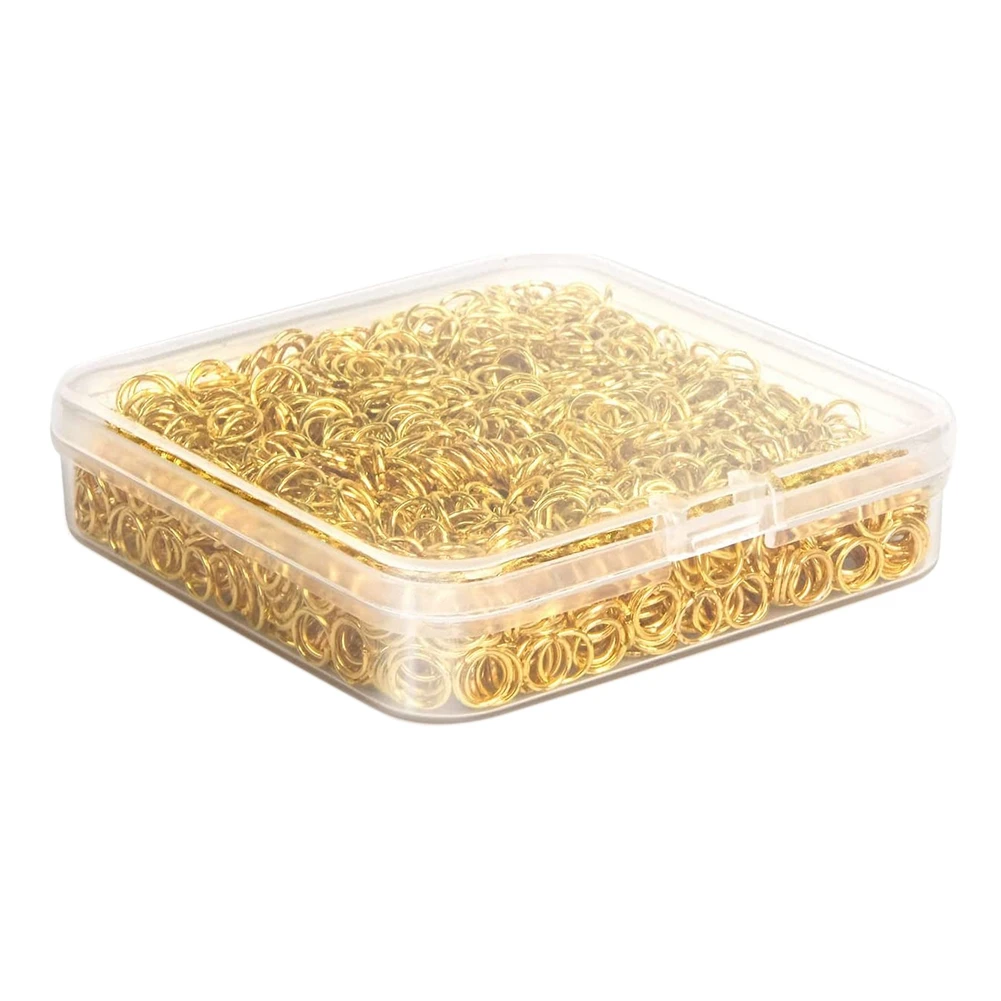 Kili 2000 шт. золотые колечки-6 мм колечки для изготовления ювелирных изделий, открытые колечки-круглые кольца-искусственные 
Kili 2000 шт. золотые колечки-6 мм колечки для изготовления ювелирных изделий, открытые колечки-круглые кольца-искусственные