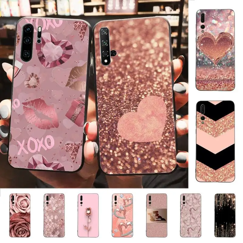 Love Rose Gold Phone Case for Huawei P30 40 20 10 8 9 lite pro plus Psmart2019
Love Rose Gold Phone Case for Huawei P30 40 20 10 8 9 lite pro plus Psmart2019