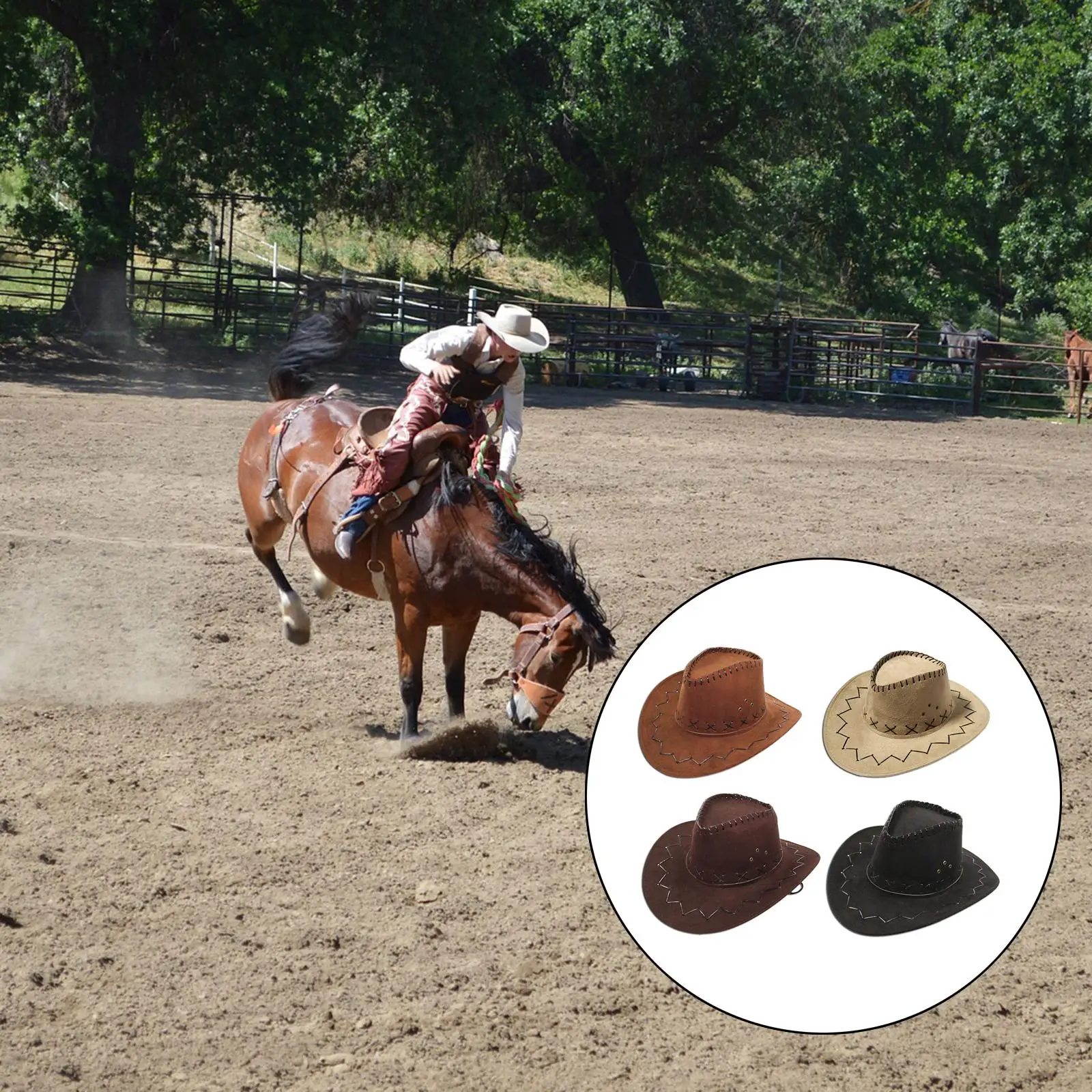 Western Cowboy Hat Anti-UV Wide Brim Aussie Style Outback Real Suede Hat
Western Cowboy Hat Anti-UV Wide Brim Aussie Style Outback Real Suede Hat