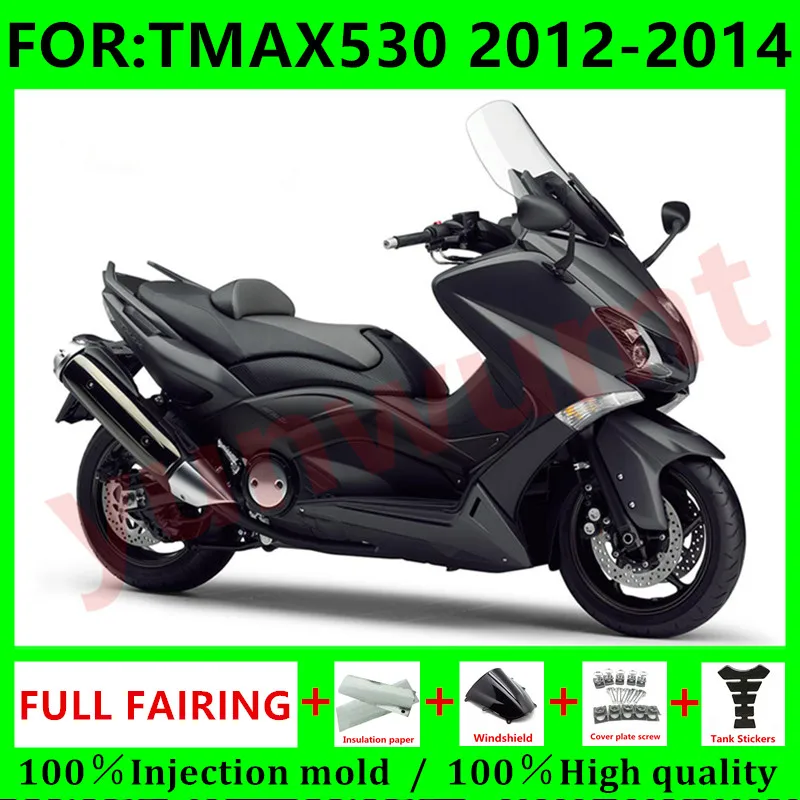 Новый комплект обтекателей для мотоцикла ABS подходит для TMAX530 TMAX T-MAX 530 2012 2013 2014
Новый комплект обтекателей для мотоцикла ABS подходит для TMAX530 TMAX T-MAX 530 2012 2013 2014