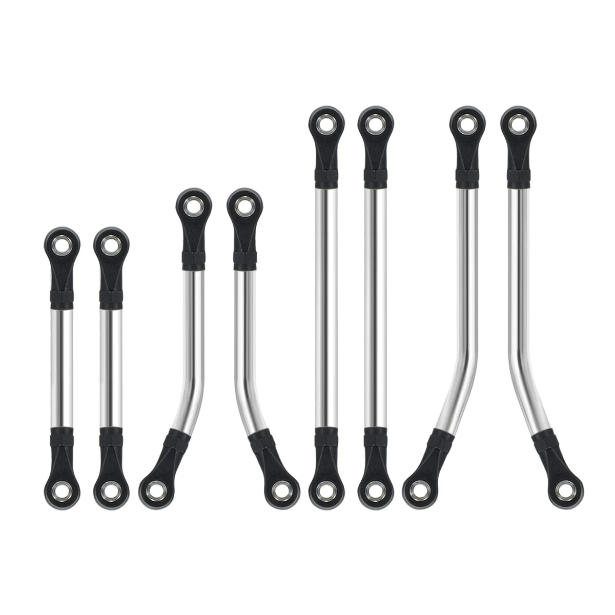 8PCS Stainless Steel Links Set for 1/18 RC Crawler TRX4M Chassis Suspension High Clearance Upgrade Parts
8PCS Stainless Steel Links Set for 1/18 RC Crawler TRX4M Chassis Suspension High Clearance Upgrade Parts