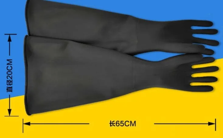 1 Pair Wear-Resistant Thicken Protective Work Gloves 65cm Heavy Duty Sandblasting Gloves For Sand Blast Cabinet
1 Pair Wear-Resistant Thicken Protective Work Gloves 65cm Heavy Duty Sandblasting Gloves For Sand Blast Cabinet