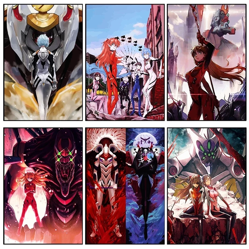 Canvas Printed Japan Anime Wall Art Neon Genesis Evangelion Poster Painting Modern Home Decor Modular Pictures For Living Room
Canvas Printed Japan Anime Wall Art Neon Genesis Evangelion Poster Painting Modern Home Decor Modular Pictures For Living Room