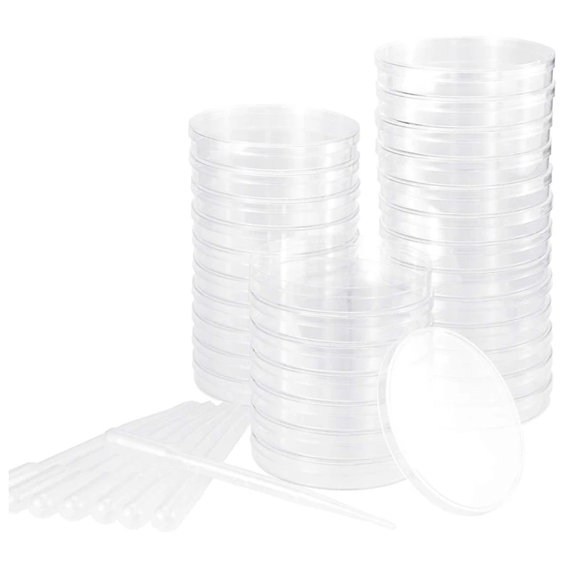 Petri Dish Set With Lids,Petri Dish Set With 100 Plastic Transfer Pipettes (3Ml) Kit For School Science Fair Projects
Petri Dish Set With Lids,Petri Dish Set With 100 Plastic Transfer Pipettes (3Ml) Kit For School Science Fair Projects