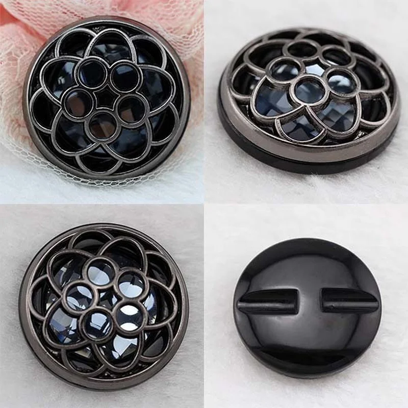 37mm New 5pcs/Pack Tuna Black Premium Rhinestone Buttons DIY Clothes Outerwear Decorative Buttons
37mm New 5pcs/Pack Tuna Black Premium Rhinestone Buttons DIY Clothes Outerwear Decorative Buttons