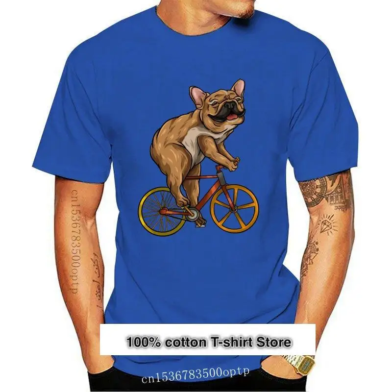 Camiseta de bulldog Francés para hombre, camisa básica con estampado negro para montar en bicicleta, perro, ciclista
Camiseta de bulldog Francés para hombre, camisa básica con estampado negro para montar en bicicleta, perro, ciclista
