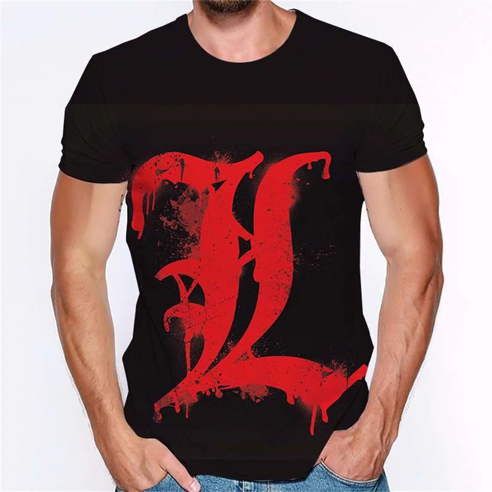Death Note Anime T-Shirts Camisetas Manga Tops Men Clothing Summer Streetwear Tee Hombre Camisa Masculina Verano Koszulki
Death Note Anime T-Shirts Camisetas Manga Tops Men Clothing Summer Streetwear Tee Hombre Camisa Masculina Verano Koszulki