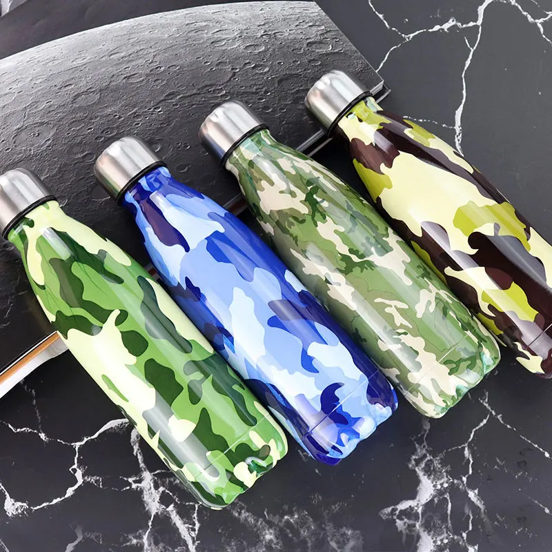 Akkoki 500ml Camouflage Stainless Steel Vacuum Flasks Thermos Sport Bottle Thermocup Thermal Bottle For Water Thermocouple
Akkoki 500ml Camouflage Stainless Steel Vacuum Flasks Thermos Sport Bottle Thermocup Thermal Bottle For Water Thermocouple