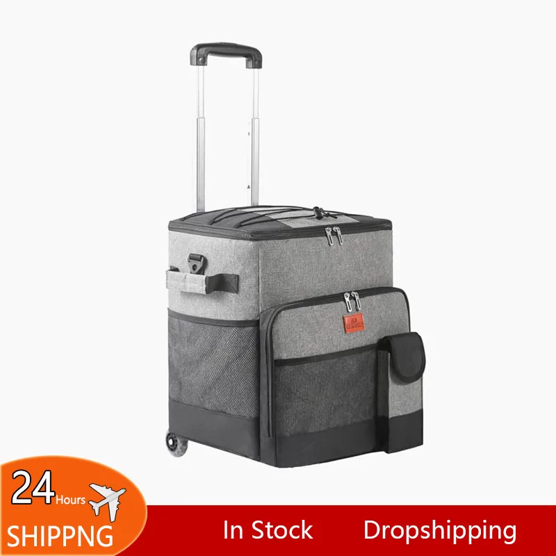 Soft Cooler Bag with Hard Liner Large Insulated Picnic Lunch Bag Box Cooling Bag With Wheel for Camping Family Outdoor Activitie
Soft Cooler Bag with Hard Liner Large Insulated Picnic Lunch Bag Box Cooling Bag With Wheel for Camping Family Outdoor Activitie