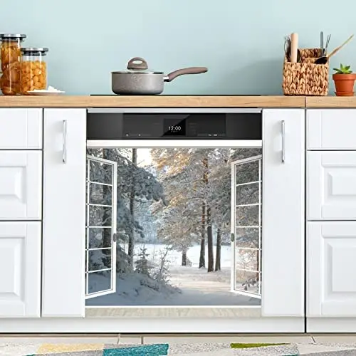 Front Dishwasher Magnet Sticker Cover Decorative Appliances Stickers Window Winter Forest Refrigerator Skins Dishwasher Panel De
Front Dishwasher Magnet Sticker Cover Decorative Appliances Stickers Window Winter Forest Refrigerator Skins Dishwasher Panel De