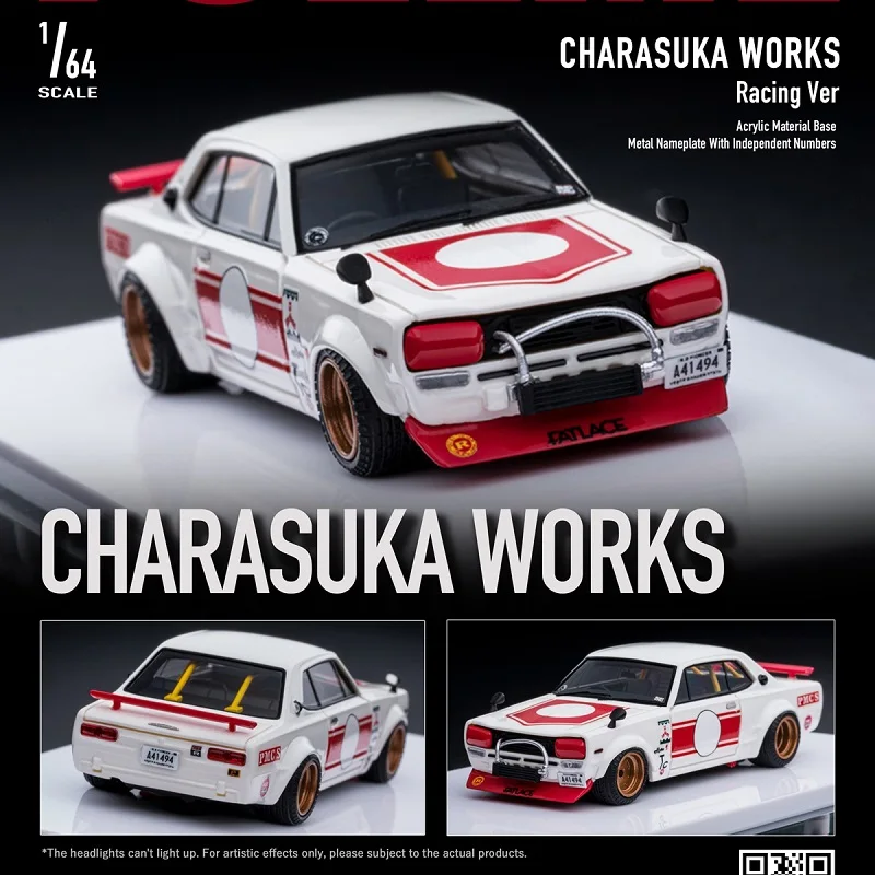 Модель автомобиля из смолы FuelMe 1:64 Charasuka Works Racing Ver Red White KPGC10
Модель автомобиля из смолы FuelMe 1:64 Charasuka Works Racing Ver Red White KPGC10