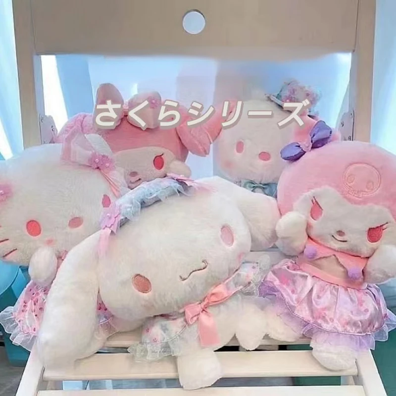 Cartoon Japanese Cherry Blossom Limited Kulome Melody Doll KT Cat Pochacco Sanrio Toys Hobbies Stuffed Animals Holiday Gift
Cartoon Japanese Cherry Blossom Limited Kulome Melody Doll KT Cat Pochacco Sanrio Toys Hobbies Stuffed Animals Holiday Gift