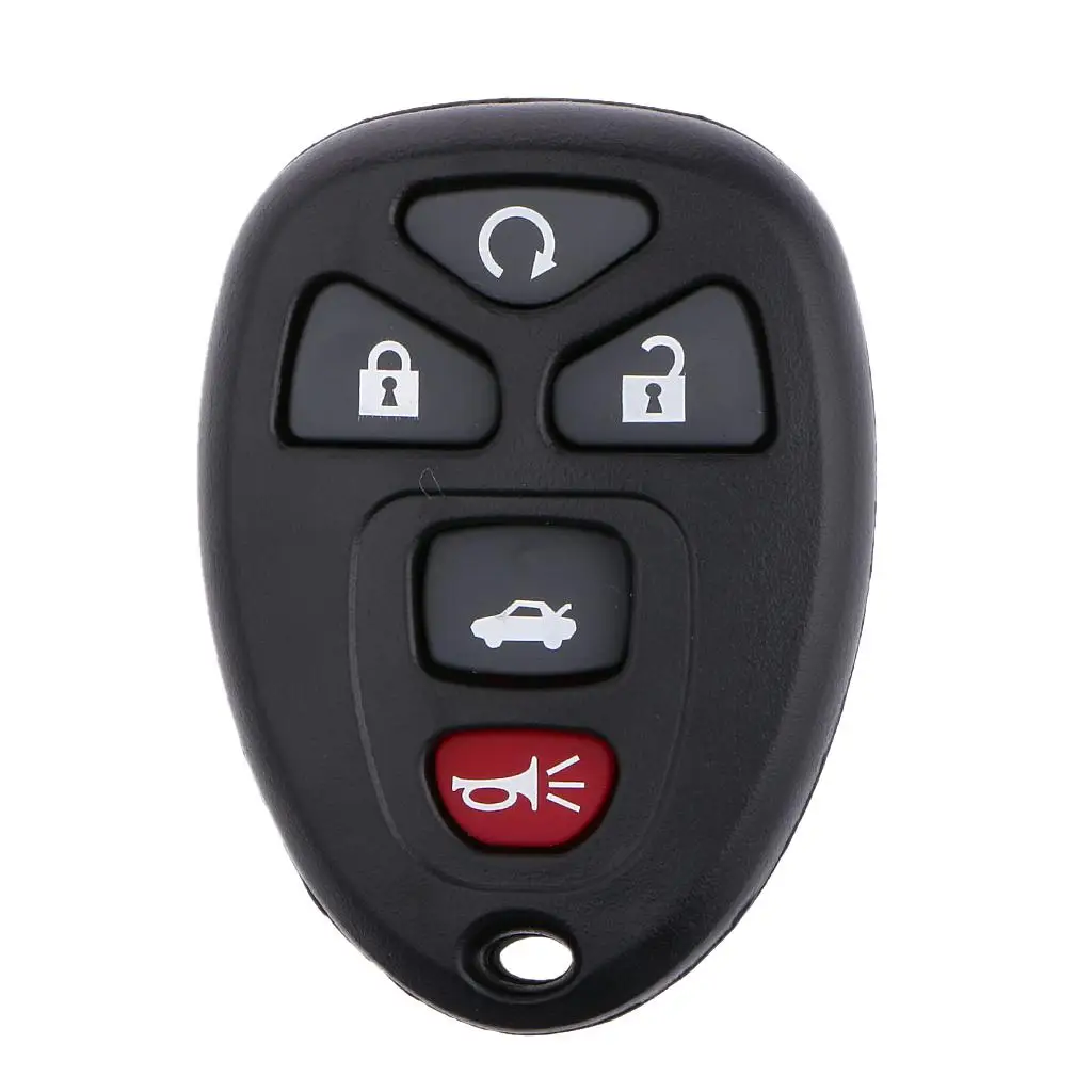 

5 Buttons Key Shell Case For Keyless Remote Control Starter Opener Car Accessories