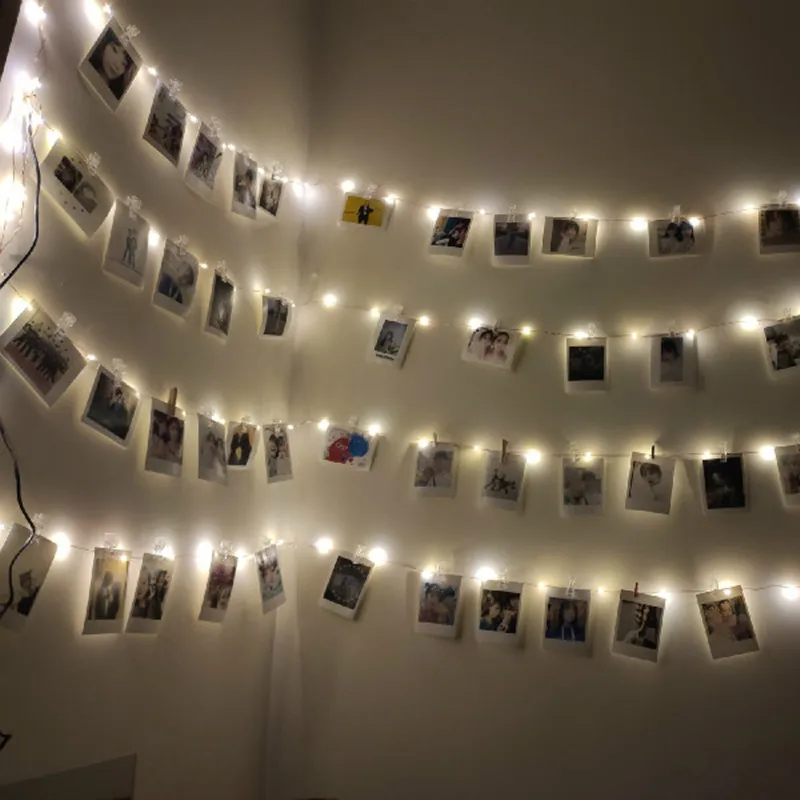 Wood Photo Clip Lamps USB LED String Lights Battery Operated Fairy Lights Christmas Holiday Party Wedding Xmas Decoration 5/10M
Wood Photo Clip Lamps USB LED String Lights Battery Operated Fairy Lights Christmas Holiday Party Wedding Xmas Decoration 5/10M