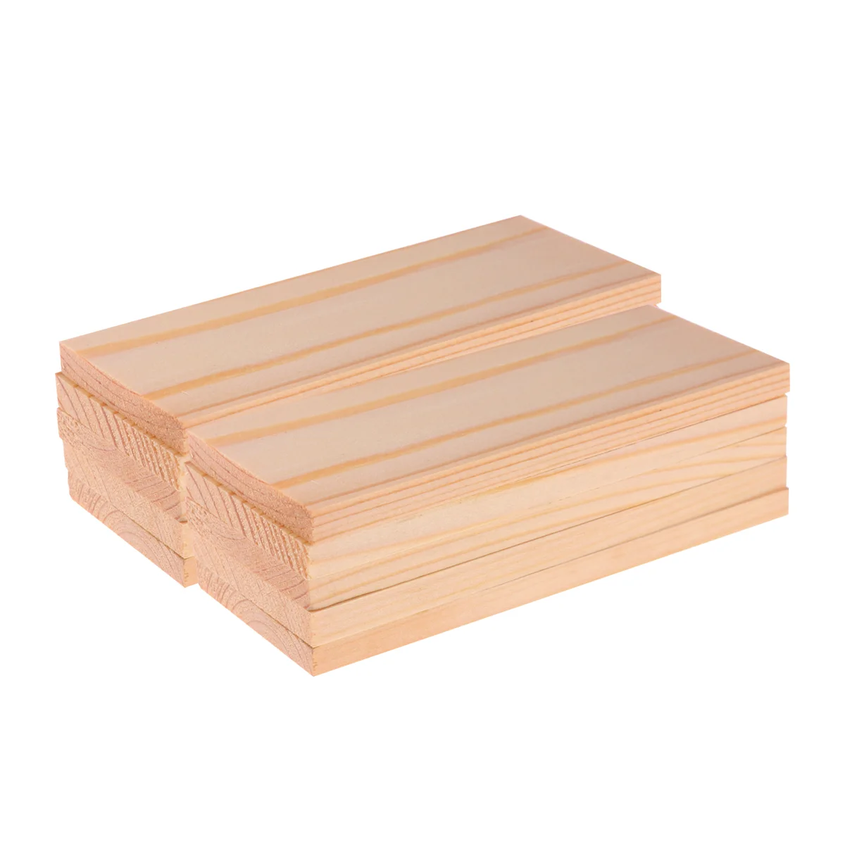 

20pcs Rectangular Wooden Board Natural Blank Decorative Wooden Board Rectangular Natural Pine Board fot DIY Craft ( 4x10cm )