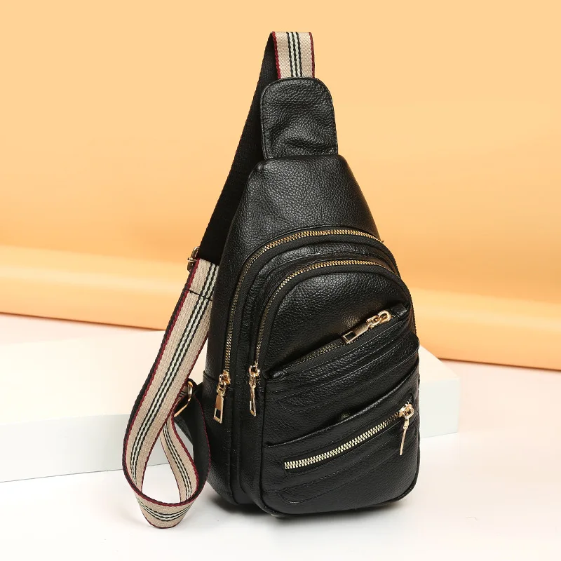 Korean Women'S Chest Crossborder Bag Soft Leather Multi-Layer Ladies Messenger Bag Leisure Travel Small Shoulder Bag Wholesale
Korean Women'S Chest Crossborder Bag Soft Leather Multi-Layer Ladies Messenger Bag Leisure Travel Small Shoulder Bag Wholesale