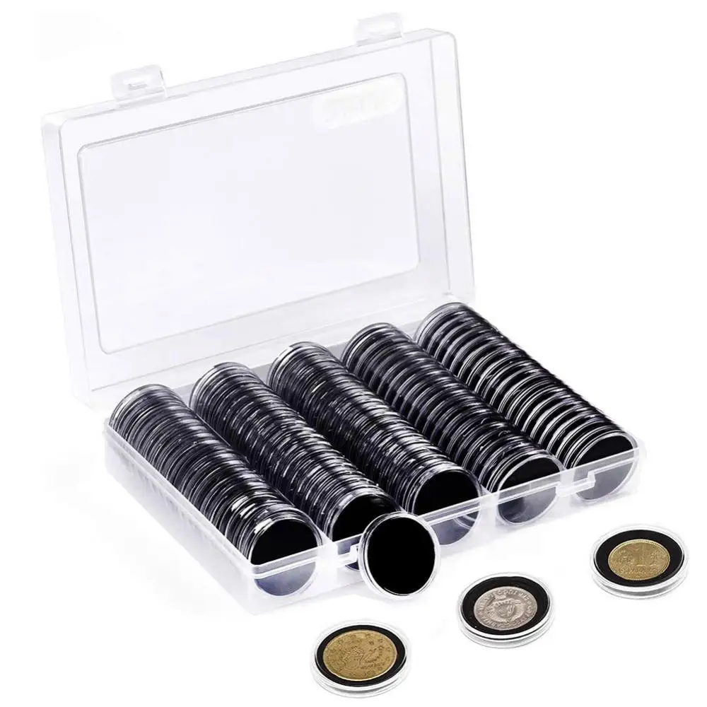 Protector 17/20/25/27/30mm Holder Box Coin Coins Case Capsules Clear Capsules Coin Box Storage For 100pcs/lot Holder Collection
Protector 17/20/25/27/30mm Holder Box Coin Coins Case Capsules Clear Capsules Coin Box Storage For 100pcs/lot Holder Collection