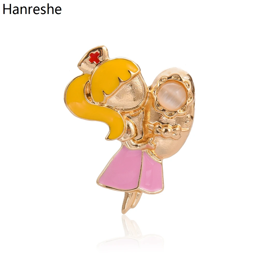 Hanreshe Creative Obstetrics Nurse Brooch Pins Enamel Opal Quality Metal Medical Jewelry Badge Gifts for Doctor Gynecologist
Hanreshe Creative Obstetrics Nurse Brooch Pins Enamel Opal Quality Metal Medical Jewelry Badge Gifts for Doctor Gynecologist