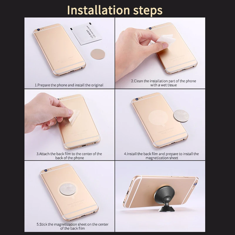 Car Mobile Phone Holder Bracket 360 Degree Rotation Aluminum Alloy Magnetic Bracket Durable Multipurpose Phone Holder Universal
Car Mobile Phone Holder Bracket 360 Degree Rotation Aluminum Alloy Magnetic Bracket Durable Multipurpose Phone Holder Universal