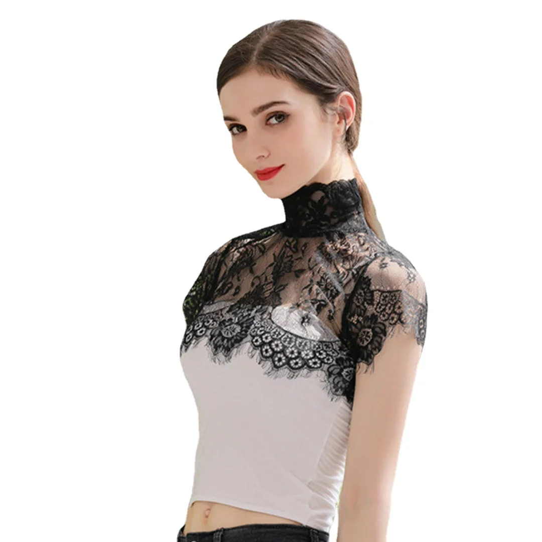 Lace Fake Collar Women's Versatile Detachable Fake Collar Summer Thin Lace Hollow Fake Collar Stand Collar High Collar Thin
Lace Fake Collar Women's Versatile Detachable Fake Collar Summer Thin Lace Hollow Fake Collar Stand Collar High Collar Thin