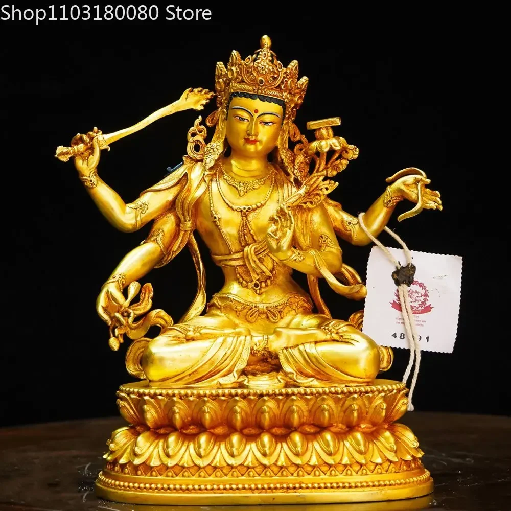 Медная статуя Будды Манджушри 18 см
Медная статуя Будды Манджушри 18 см