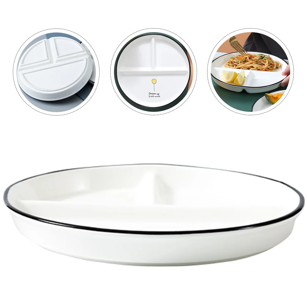 Plate Divided Ceramic Plates Lunch Kids Portion School Trays Porcelain Dinner Nutrition Control Home Dessert Fruit Diet Dishes
Plate Divided Ceramic Plates Lunch Kids Portion School Trays Porcelain Dinner Nutrition Control Home Dessert Fruit Diet Dishes