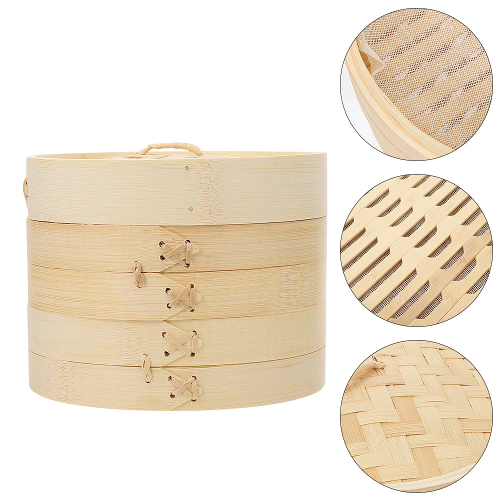 3pcs Steamer Basket with Liners 2- Tier Baskets Chinese Steam Basket Dumpling Steamer Steamers for Dumplings Vegetables Hinoki
3pcs Steamer Basket with Liners 2- Tier Baskets Chinese Steam Basket Dumpling Steamer Steamers for Dumplings Vegetables Hinoki