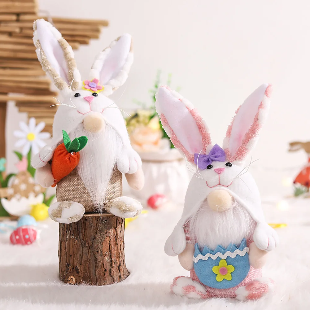2022 New Easter Faceless Gnome Rabbit Doll Handmade Reusable Home Decoration Spring Hanging Bunny Ornaments Kids Gifts
2022 New Easter Faceless Gnome Rabbit Doll Handmade Reusable Home Decoration Spring Hanging Bunny Ornaments Kids Gifts