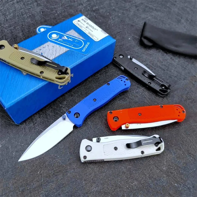 

BM 533 Bugout-Mini 535 Folding Pocket Knife Outdoor Hunting Tool Tactical Camping EDC Knives Survival Swiss Army Utility Knife